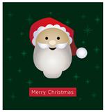 Santa Clause greeting card vector