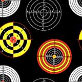 targets for practical pistol shooting, seamless wallpaper, vecto