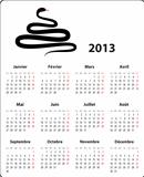 French calendar for 2013