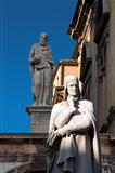 Statue of Dante in Verona - Italy