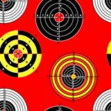 targets for practical pistol shooting, seamless wallpaper, vecto