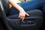 Electric seat adjustment of car