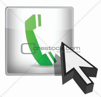 phone button and cursor