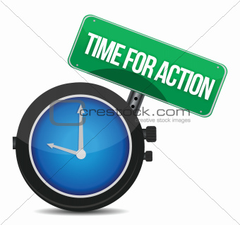 time for action concept