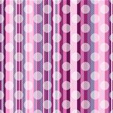 Seamless striped pink pattern