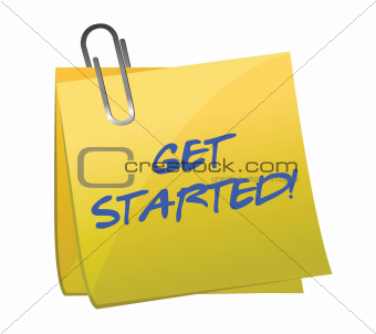 get started post it