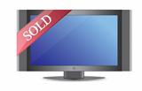sold flat screen tv or monitor