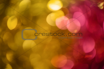 Abstract christmas lights as background