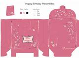 Happy Birthday Gift Box Template