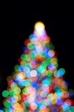 Christmas Tree with Out of Focus Lights