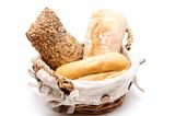 Bread rolls in the basket