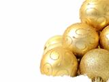 Christmas gold balls