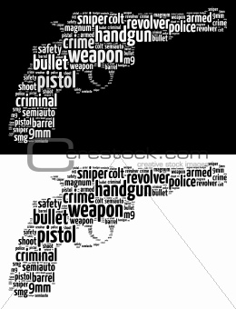 Revolver gun graphics