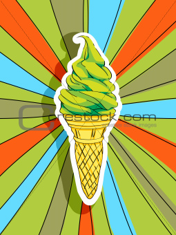 pop art ice cream