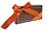 Gift box with ribbon and bow
