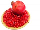pomegranate (Punica granatum) fruit with seeds  