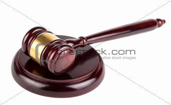 Brown auction gavel