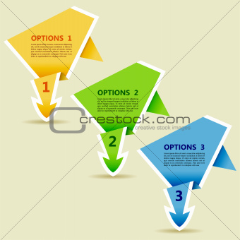 Options Paper Origami Arrow
