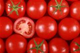 Tomatoes forming a background
