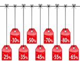 Christmas discount tags