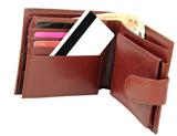 Money and credit card in wallet