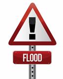 flood warning sign