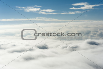 Cloudy Sky from the top of Mountain Stol