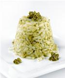 Risotto With Pesto Sauce 