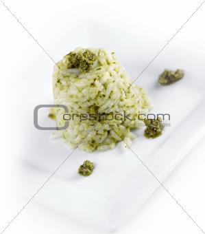 Risotto With Pesto Sauce