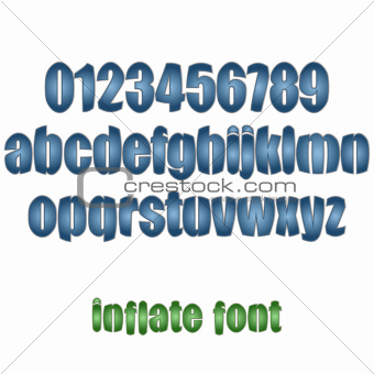 inflate font