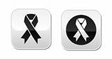 Vector set of ribbons symbols for breast cancer awareness