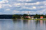  Frymburk - small town near Lipno lake, Czech Republic.