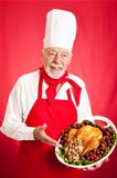 Experienced Chef Holding Holiday Dinner
