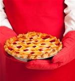 Lattice Top Homemade Cherry Pie