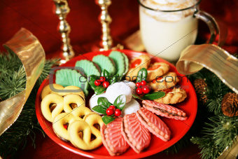 Platter of Christmas Cookies