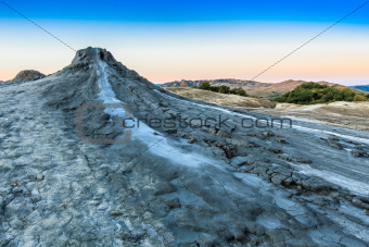 Mud Volcanoes in Buzau, Romania