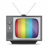 classic tv colorful no signal background