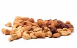 Cashews, hazelnuts and almonds