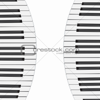 music background with piano keys