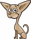 Chihuahua dog cartoon illustration