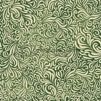 Green abstract fantasy pattern. Contain mesh background, vector,