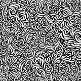 Hand-drawn seamless floral pattern. Vector illustration, EPS8