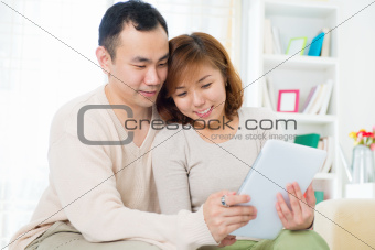 Using tablet computer