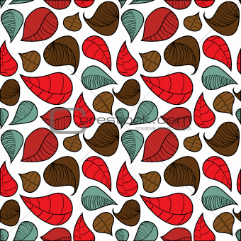 Abstract leaf pattern