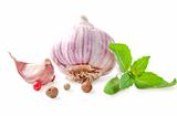 garlic and basil 