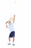 Vector and illustration of Tennis player