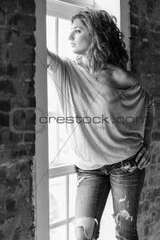 Woman by the window
