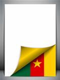 Cameroon Country Flag Turning Page