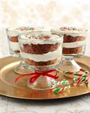 Candy Cane chocolate trifle
