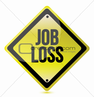 job loss sign